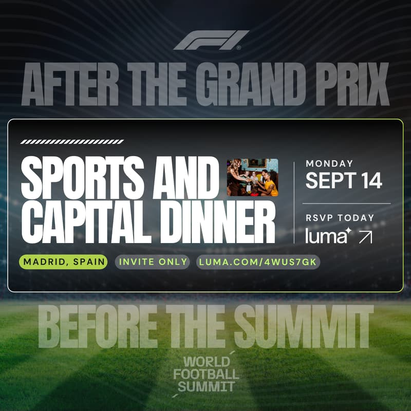 Cover Image for Sports and Capital | Invite Only Investor Dinner | Madrid, Spain