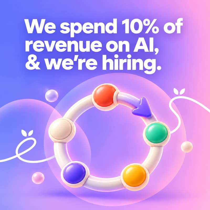 Cover Image for We spend 10% of revenue on AI,& we're hiring | Private Dinner