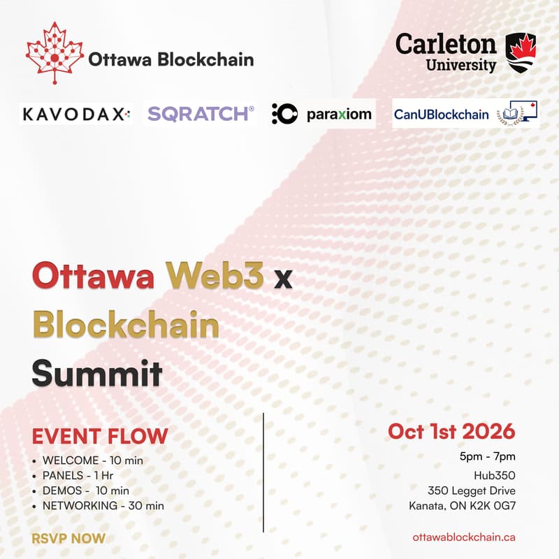Cover Image for Ottawa Web3 x Blockchain Summit
