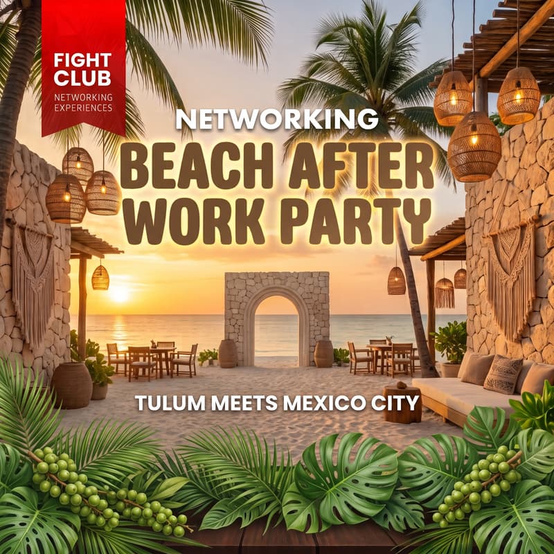 Cover Image for Beach After Work Networking Party 🤫 FIGHT CLUB 🤫