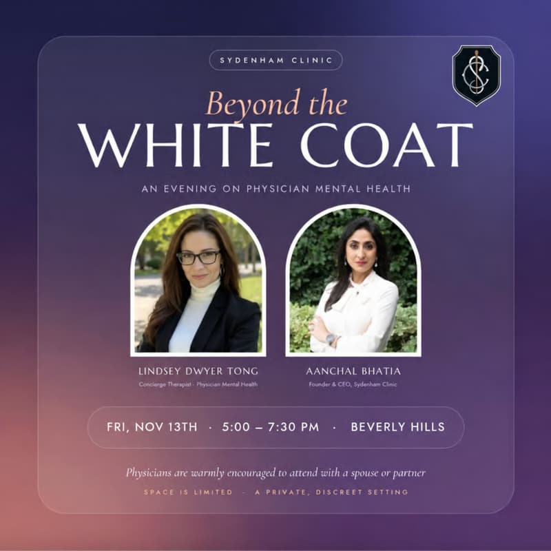 Cover Image for Beyond the White Coat: An Evening on Physician Mental Health