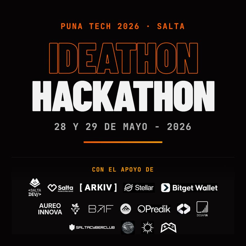 Foto de portada de PunaTech 2026 - Ideathon + Hackathon - 28 y 29 de Mayo