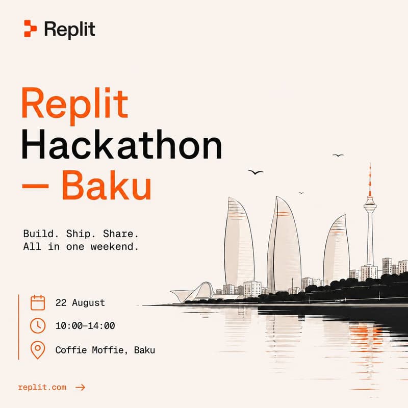 Cover Image for Replit Hackathon — Baku