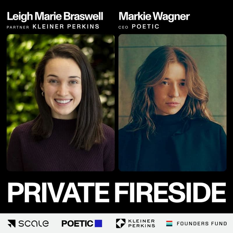 Cover Image for Private Fireside with Leigh Marie Braswell - First Product Manager at Scale AI to now leading investments at the frontier of AI