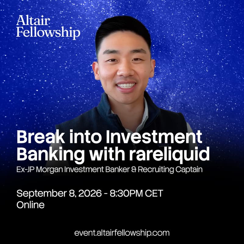 Cover Image for Breaking into Investment Banking with rareliquid