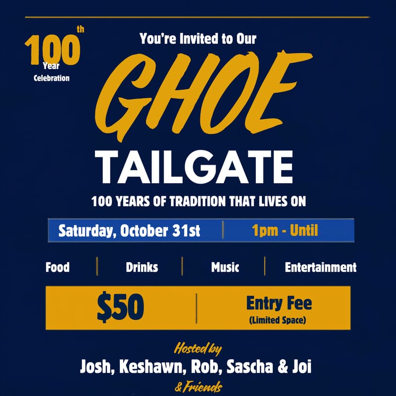 Cover Image for GHOE Tailgate - Close Friends