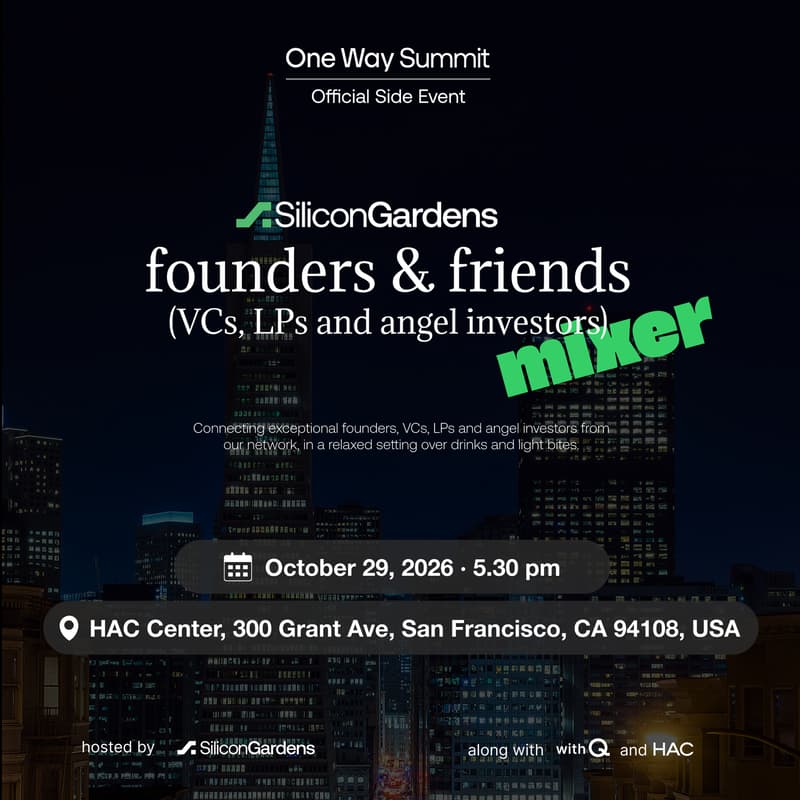Cover Image for Silicon Gardens Founders & Friends Mixer