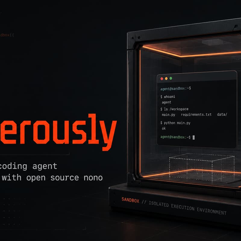 Cover Image for Live Dangerously - build your own custom coding agent sandbox package with nono.sh