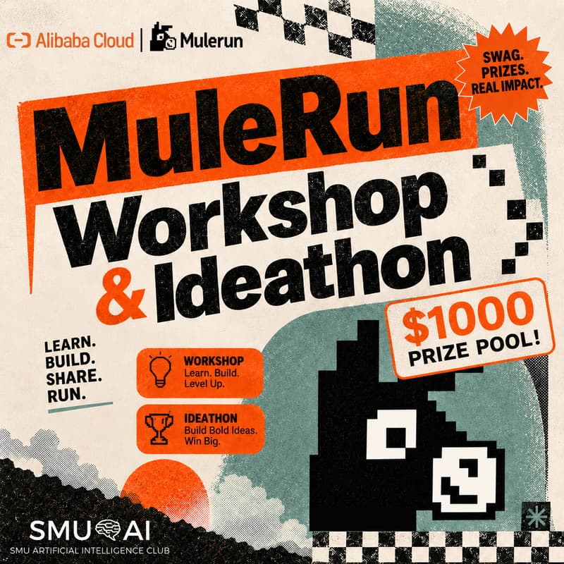 Cover Image for SMUAI x Alibaba Cloud: Mulerun Workshop