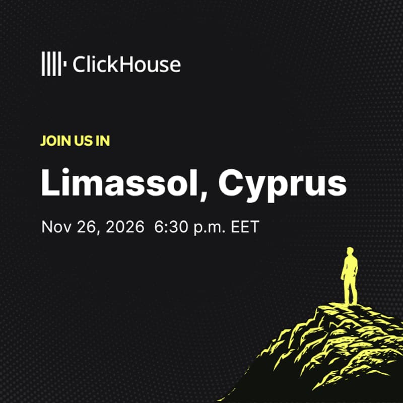 Cover Image for Cyprus ClickHouse Meetup