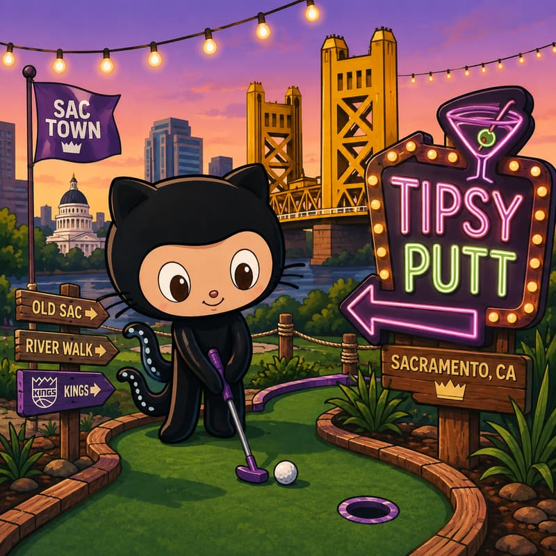 Cover Image for GitHub Hubber Hang @ Tipsy Putt