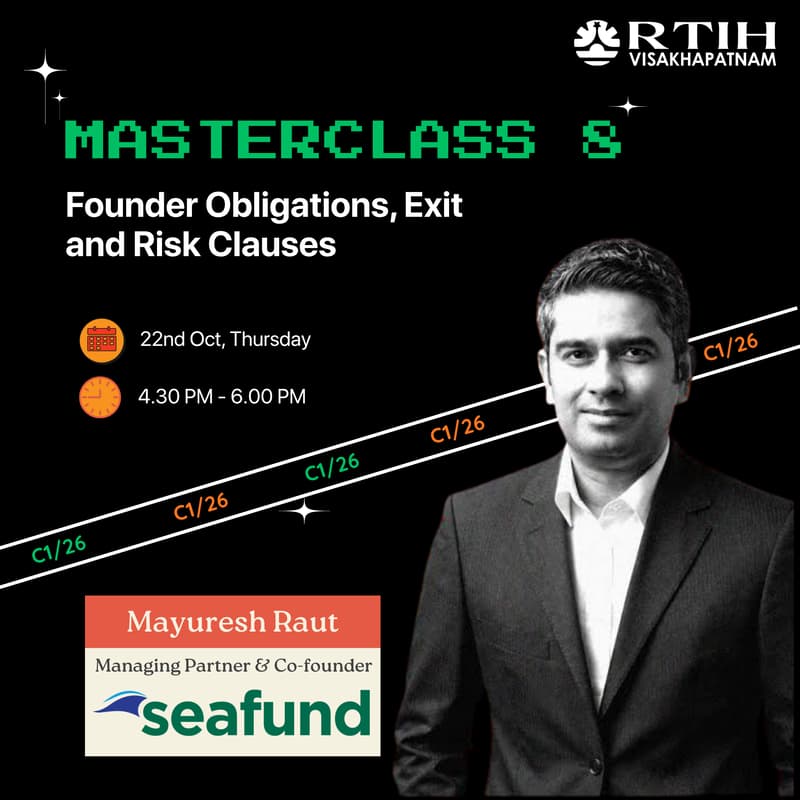 Cover Image for Masterclass with Mayuresh Raut - Managing Partner, Seafund