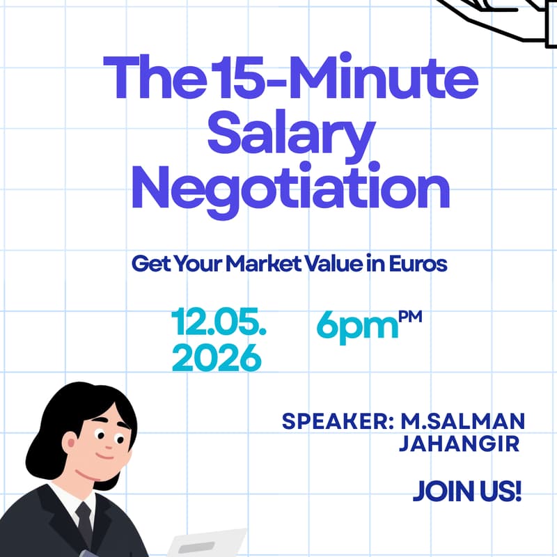 Cover Image for The 15-Minute Salary Negotiation: Getting Your Market Value in Euros