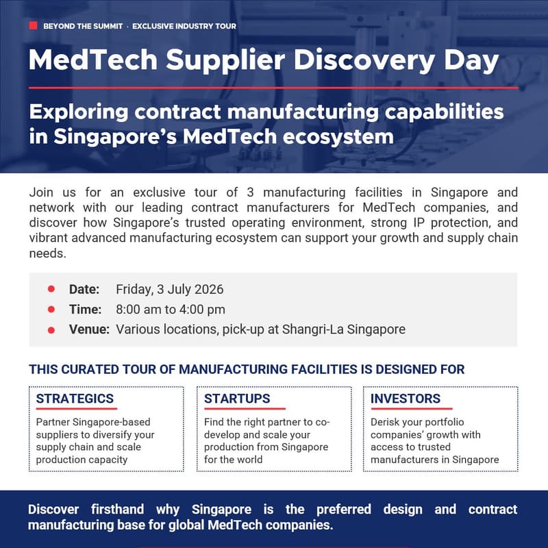 Cover Image for MedTech Supplier Discovery Day