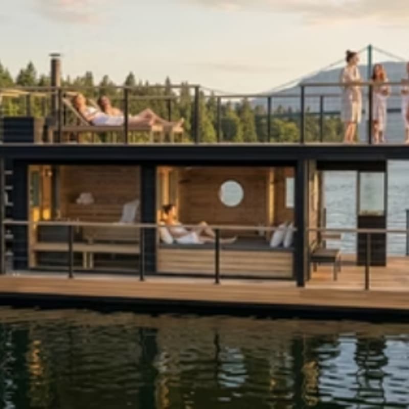Cover Image for Sunset Sauna Boat + Cold Plunge for Founders