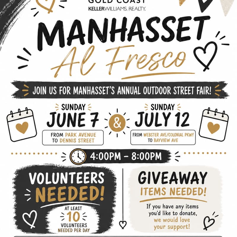 Cover Image for JUNE 7th - Manhasset Al Fresco 2026