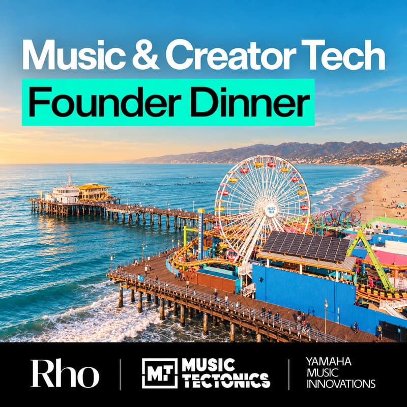 Cover Image for Music and Creator Tech Dinner - Rho X Music Tectonics X Yamaha Music Innovations