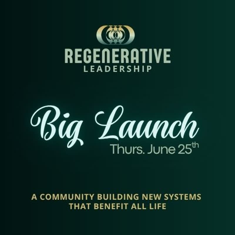 Cover Image for Regenerative Leadership Community - Big Launch