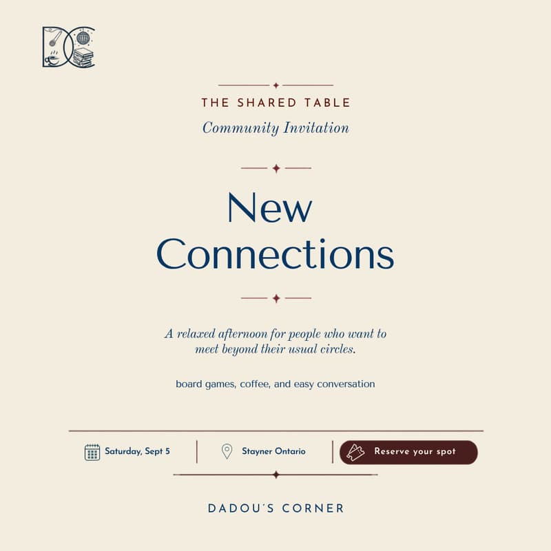 Cover Image for The Shared Table: New Connections