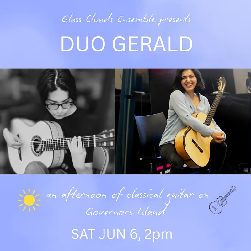 Cover Image for Duo Gerald – classical guitar on Governors Island!
