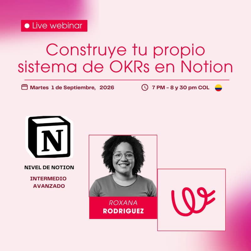 Cover Image for Construye tu propio sistema de OKR´s en Notion