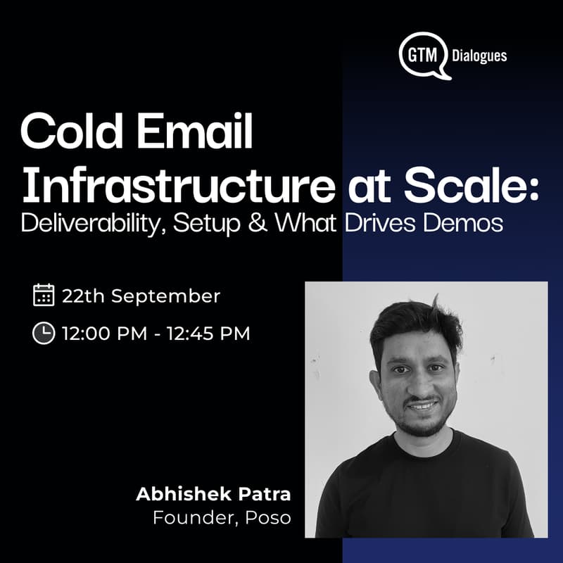 Cover Image for Cold Email Infrastructure at Scale: Deliverability, Setup & What Drives Demos