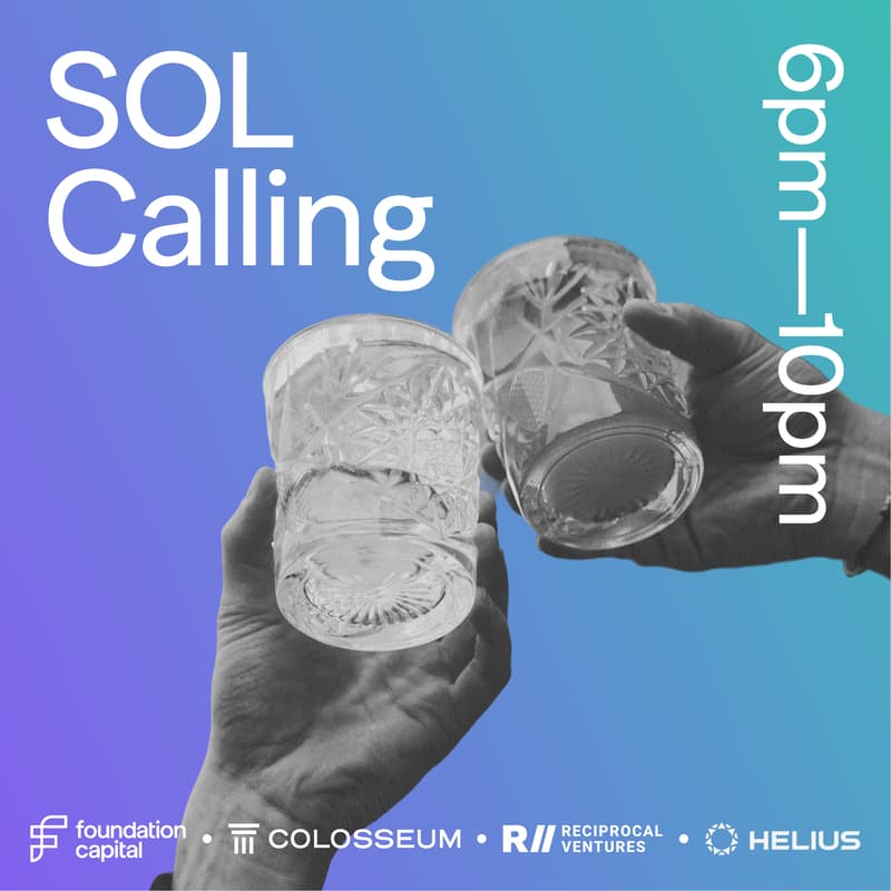 Cover Image for SOL Calling: Solana Breakpoint Happy Hour
