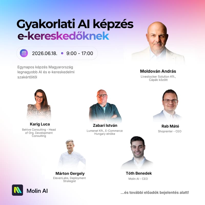 Cover Image for Gyakorlati AI képzés e-kereskedőknek