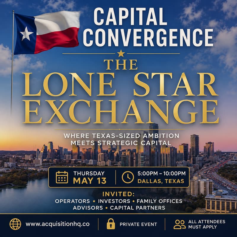 Cover Image for AHQ Capital Convergence:The Lone Star Exchange