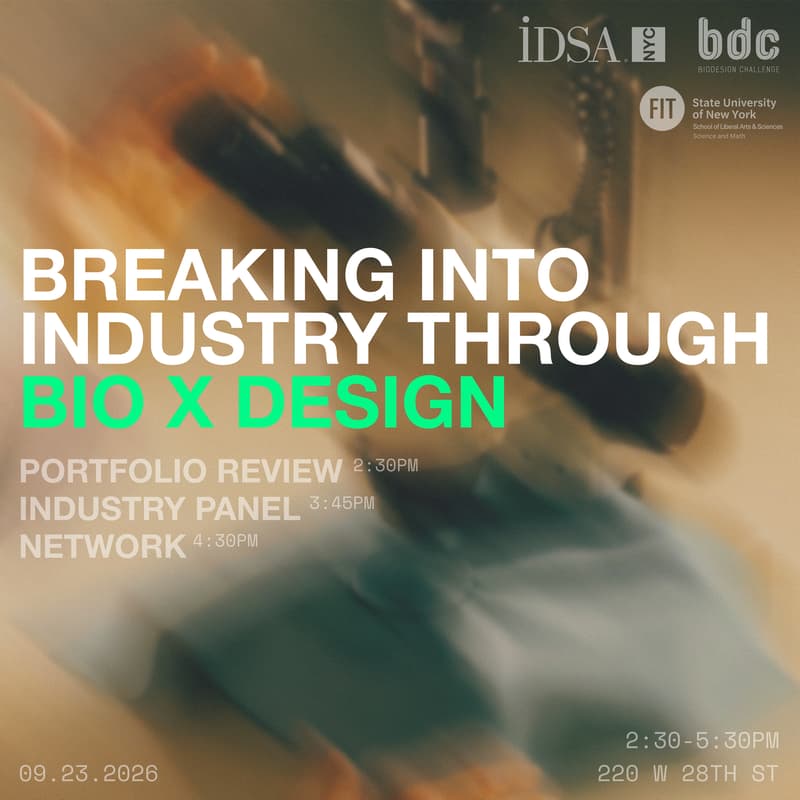 Cover Image for Bio x Design Student Portfolio Review & Industry Panel