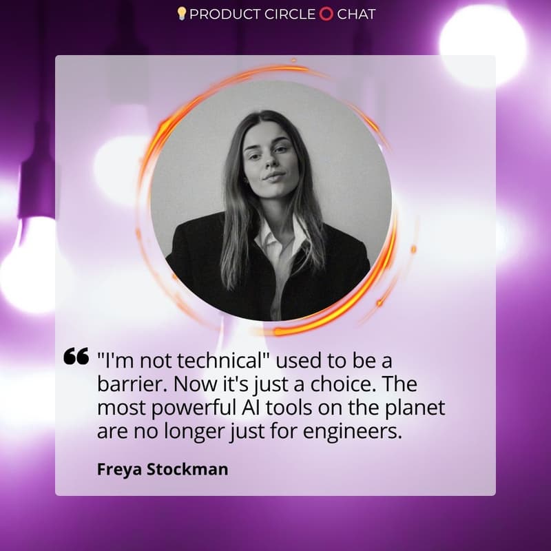 Cover Image for 💡 Product Circle ⭕ Chat - Set Up Your AI Command Centre: From Blank Laptop to Building Anything with Freya Stockman