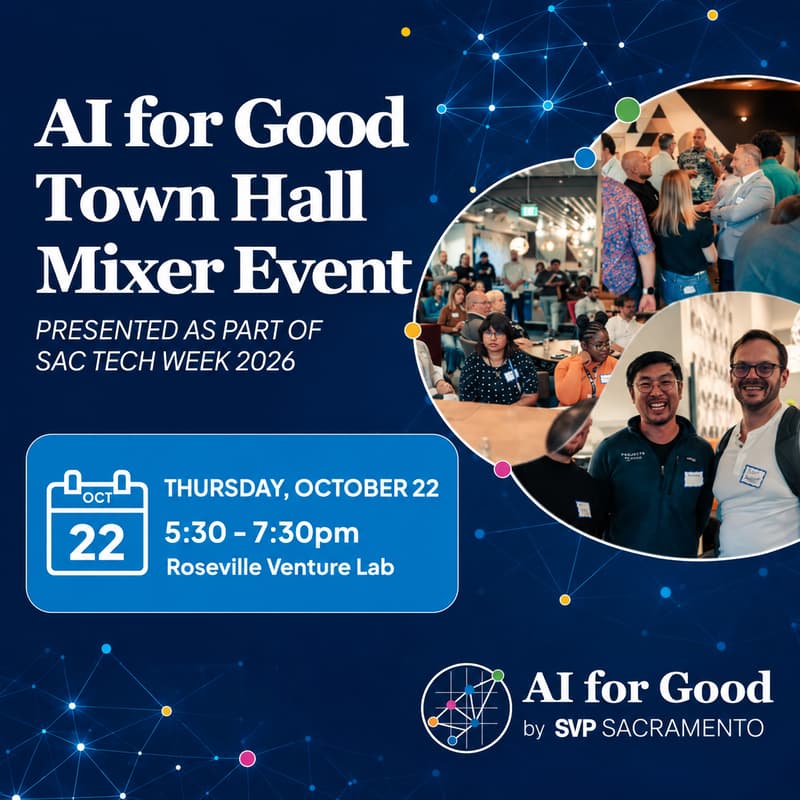 Cover Image for AI for Good Town Hall Mixer Event