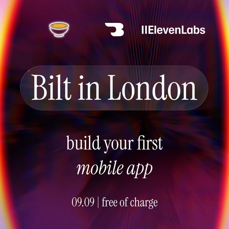Cover Image for Build Night by Bilt.me - Vibe Coding for Mobile Apps