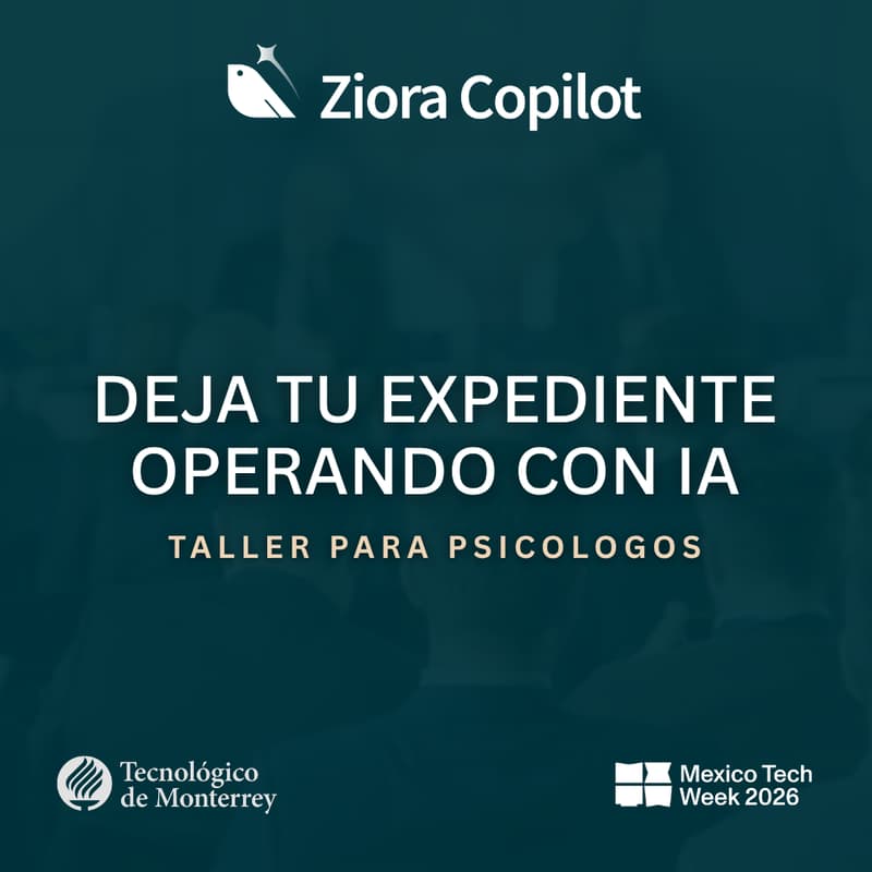 Cover Image for Taller para psicólogos: deja tu expediente operando con IA