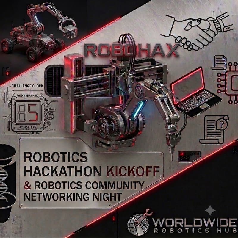 Cover Image for Waterloo Tech Week || ROBOHAX: Robotics Hackathon Kickoff & Robotics Community Networking Night