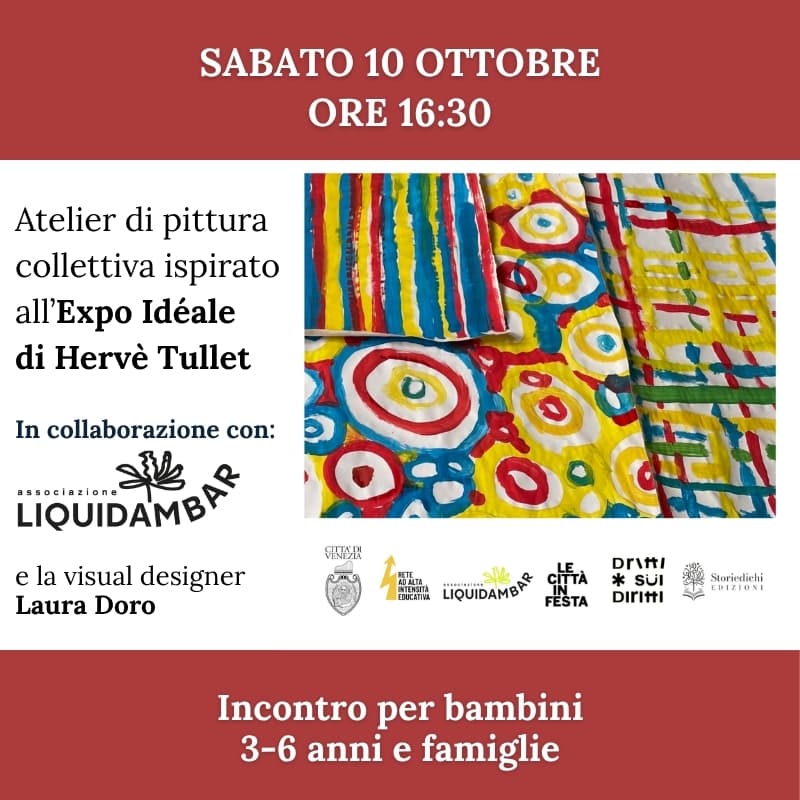 Cover Image for 🎨 POP! Un'esplosione di colori e produzioni collettive (bambini 3-6 anni e famiglie)
