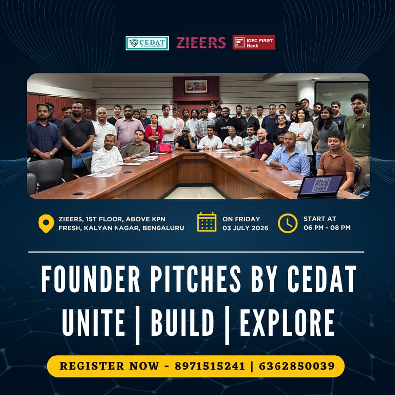 Cover Image for Founder Pitches by CEDAT