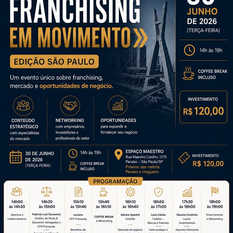 Cover Image for Franchising em Movimento – Edição São Paulo