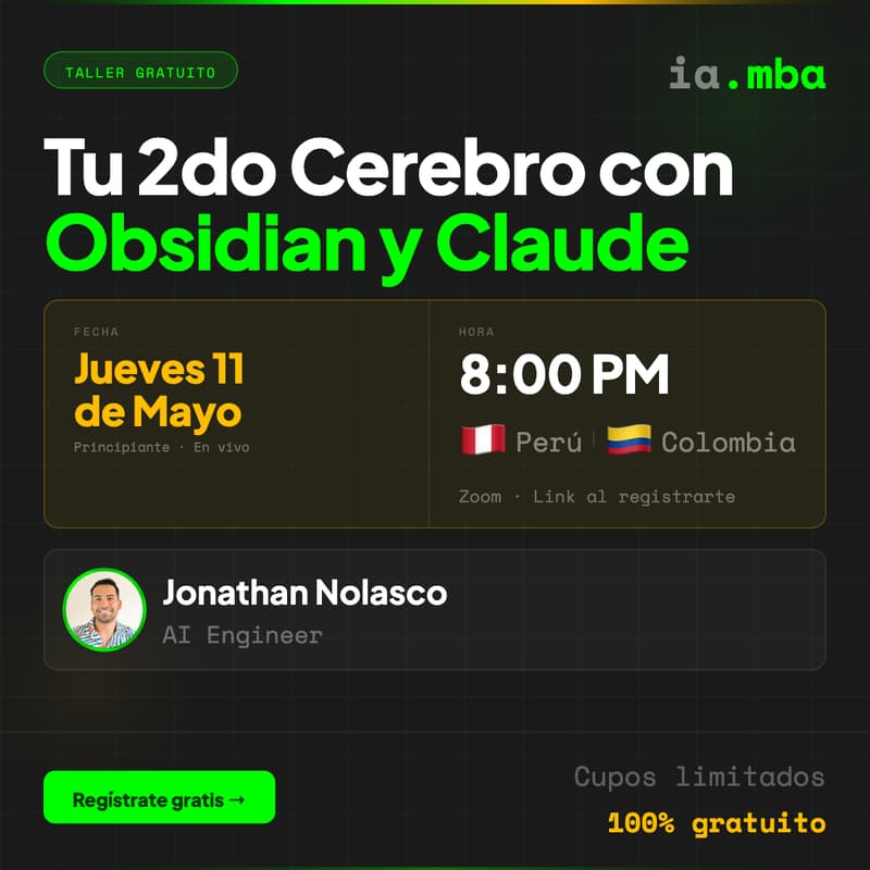 Cover Image for Crea tu 2do Cerebro con Obsidian y Claude Code