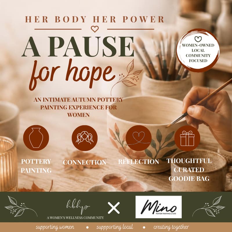Cover Image for HBHP x Mino Pottery Painting - A Pause for Hope 🍂
