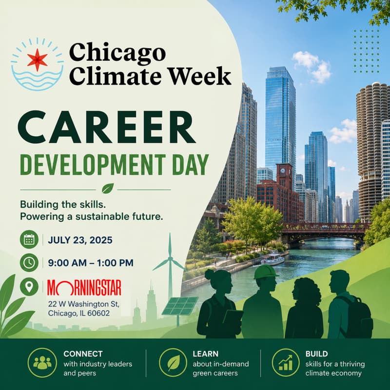 Cover Image for Save the Date: Chicago Climate Week's Career Development Day
