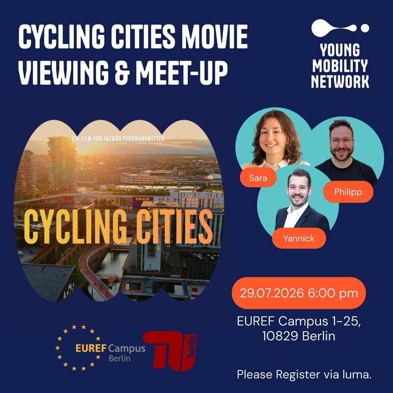 Cover Image for Young Mobility Network Berlin – Cycling Cities Movie Viewing Night @ EUREF Campus