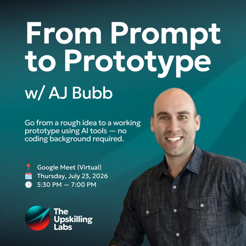 Cover Image for From Prompt to Prototype: Building your Professional Website with AJ Bubb and Lovable.dev
