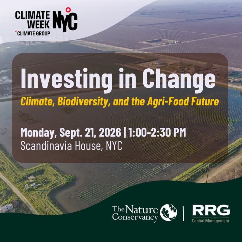 Cover Image for Investing in Change: Climate, Biodiversity, and the Agri-Food Future