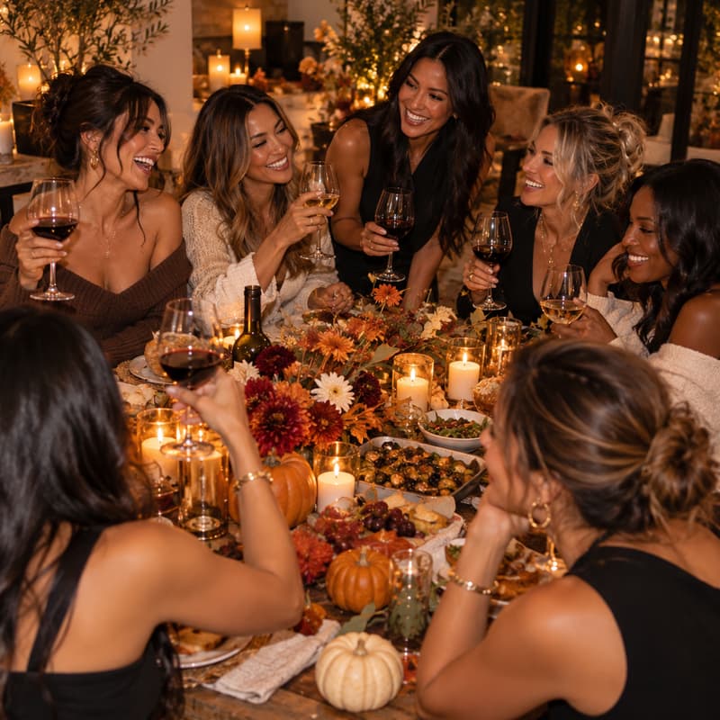 Cover Image for 🍂 Friendsgiving: Sip, Share & Gather 🥂Ladies in their 40s