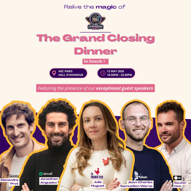 Cover Image for X-HEC Entrepreneurs - Grand Closing Dinner 2
