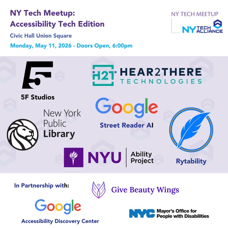 Cover Image for NY Tech Meetup: Accessibility Edition