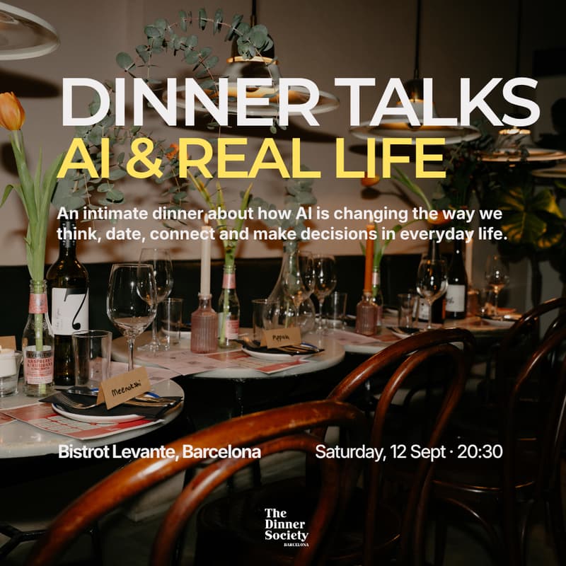 Cover Image for DINNER TALKS: AI & REAL LIFE