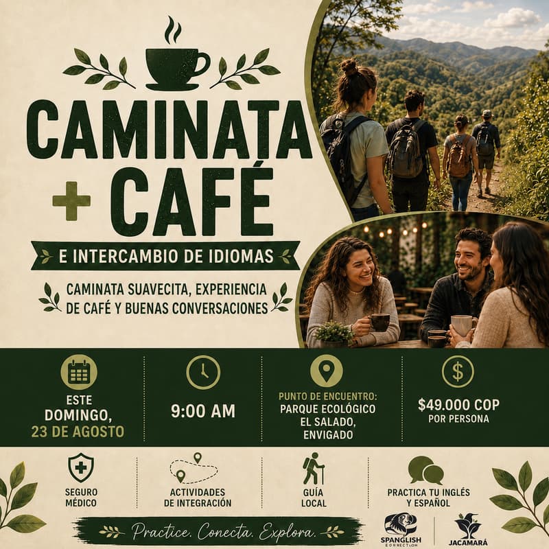 Cover Image for 🥾☕ Spanglish Caminata + Café 🐶