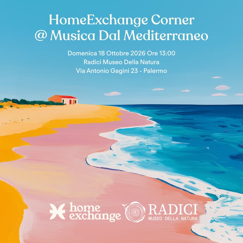 Cover Image for HomeExchange Corner @ Musica Dal Mediterraneo - Radici Museo Della Natura - Palermo